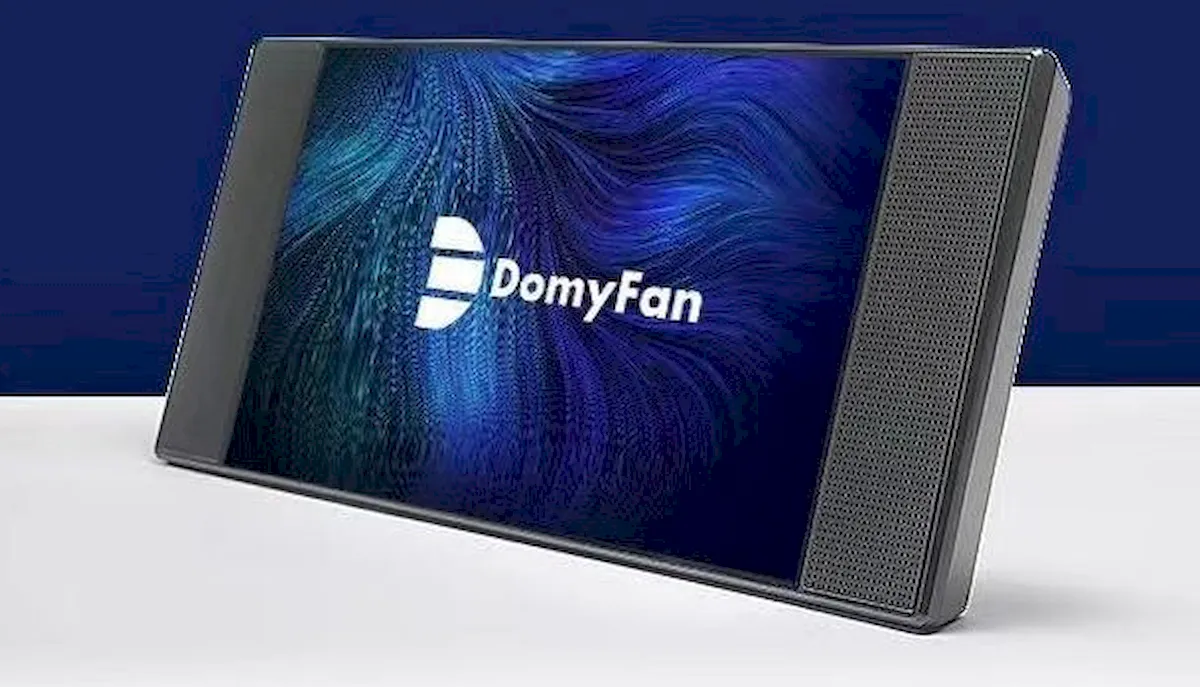 DomyFan, uma tela sensível ao toque portátil com alto-falantes
