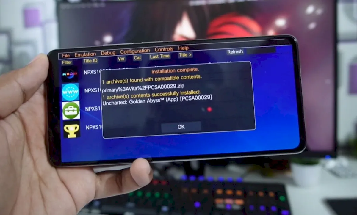 Emulador Vita3K já está disponível para Android