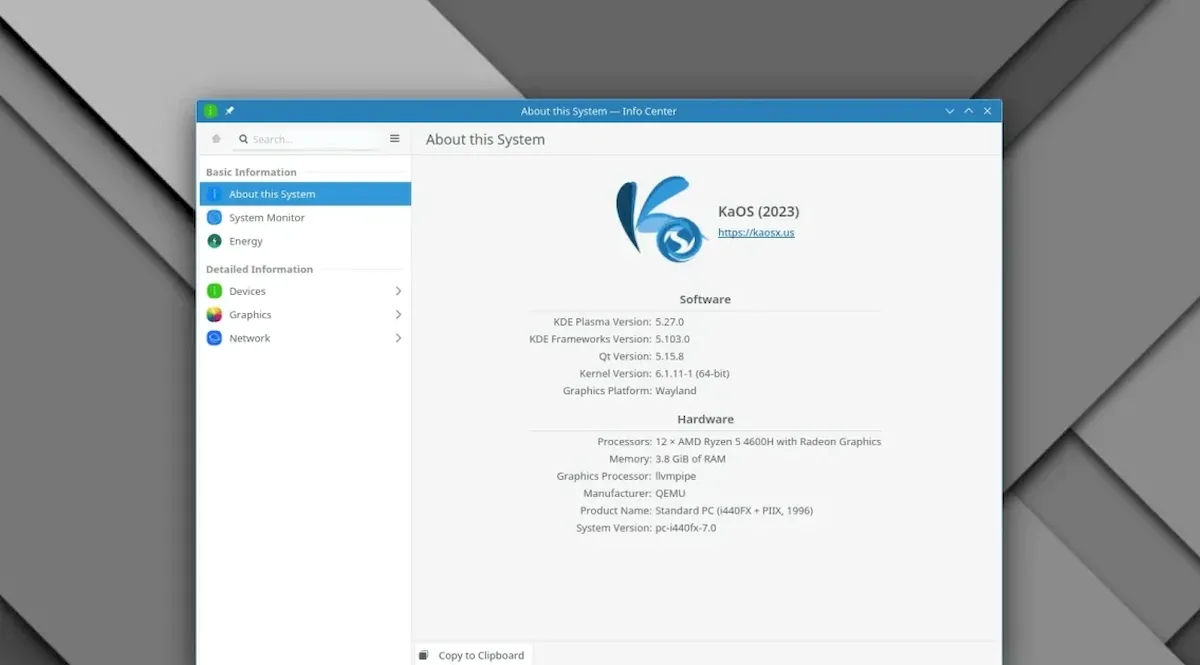 KaOS 2023.02 lançado com KDE Plasma 5.27 LTS e kernel 6.1