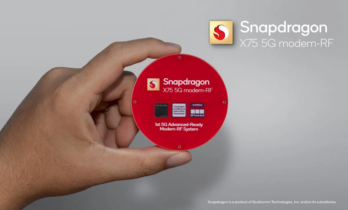 Modem Qualcomm Snapdragon X75 traz suporte a 5G Advanced