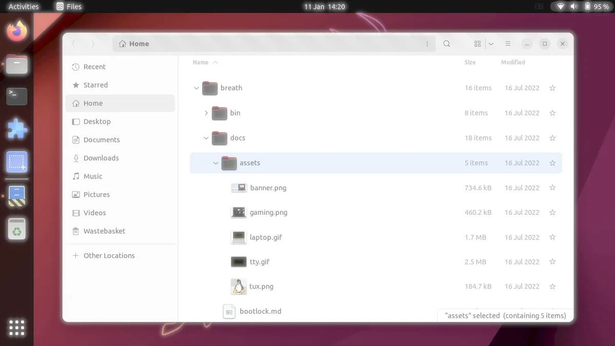Nautilus do Ubuntu 23.04 terá exibição de pasta expansível