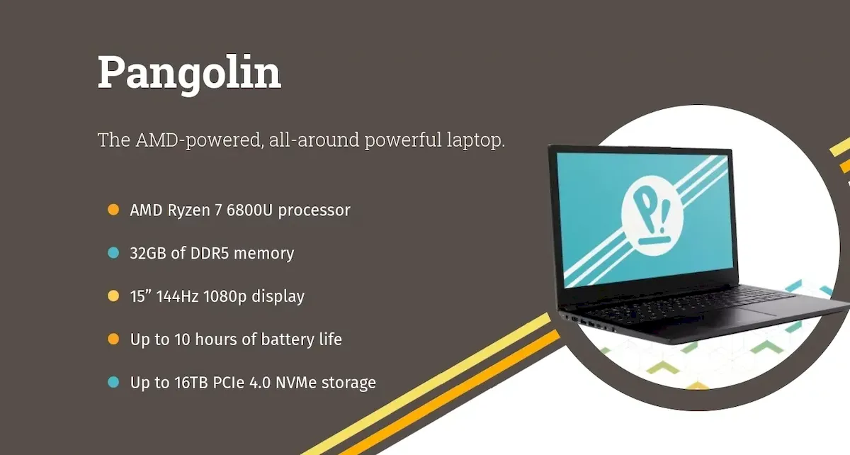 Novo laptop Pangolin da System76 já está disponível para pedidos