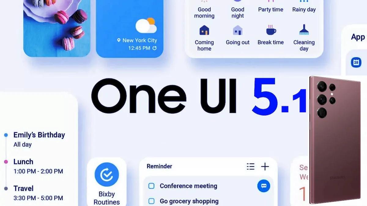 One UI 5.1 já está disponível para a série Galaxy S22 nos EUA