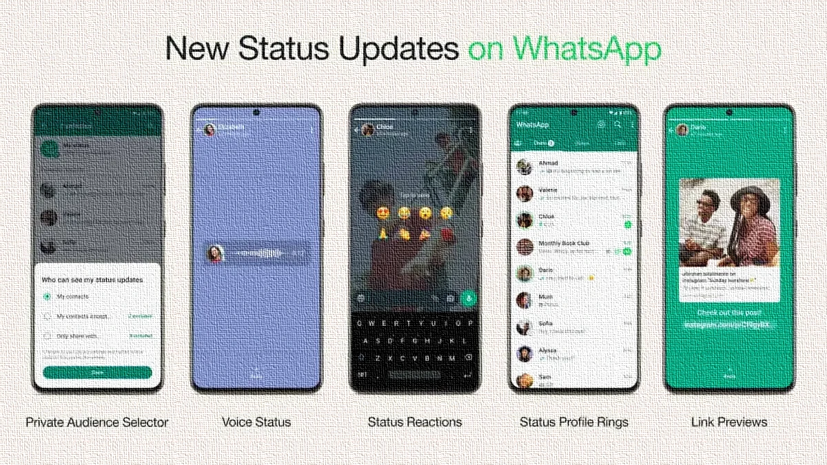 Status de voz do WhatsApp foi lançado globalmente para usuários