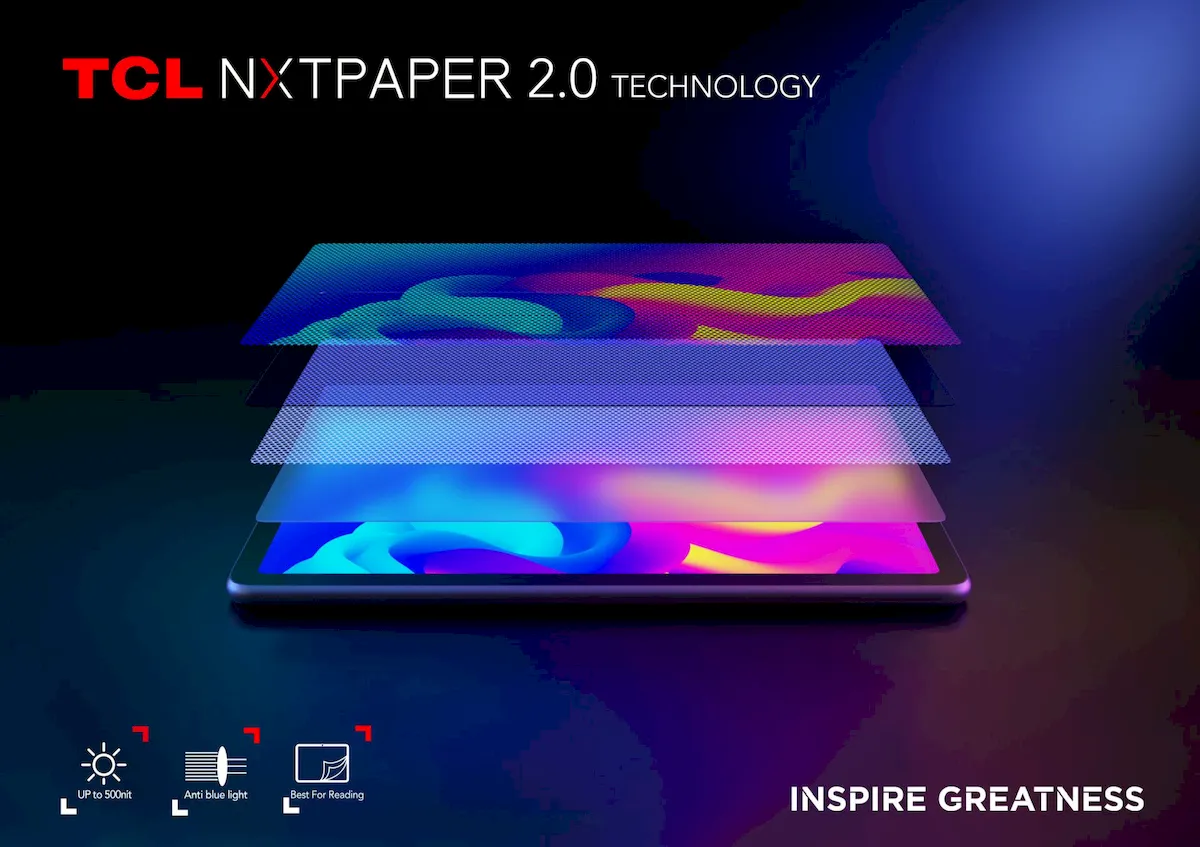 TCL NXTPAPER 11, o primeiro tablet com tela NXTPAPER 2.0