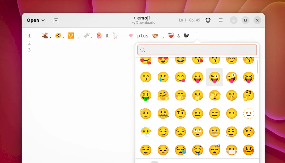 Ubuntu lançou uma versão atualizada da fonte Noto Color Emoji