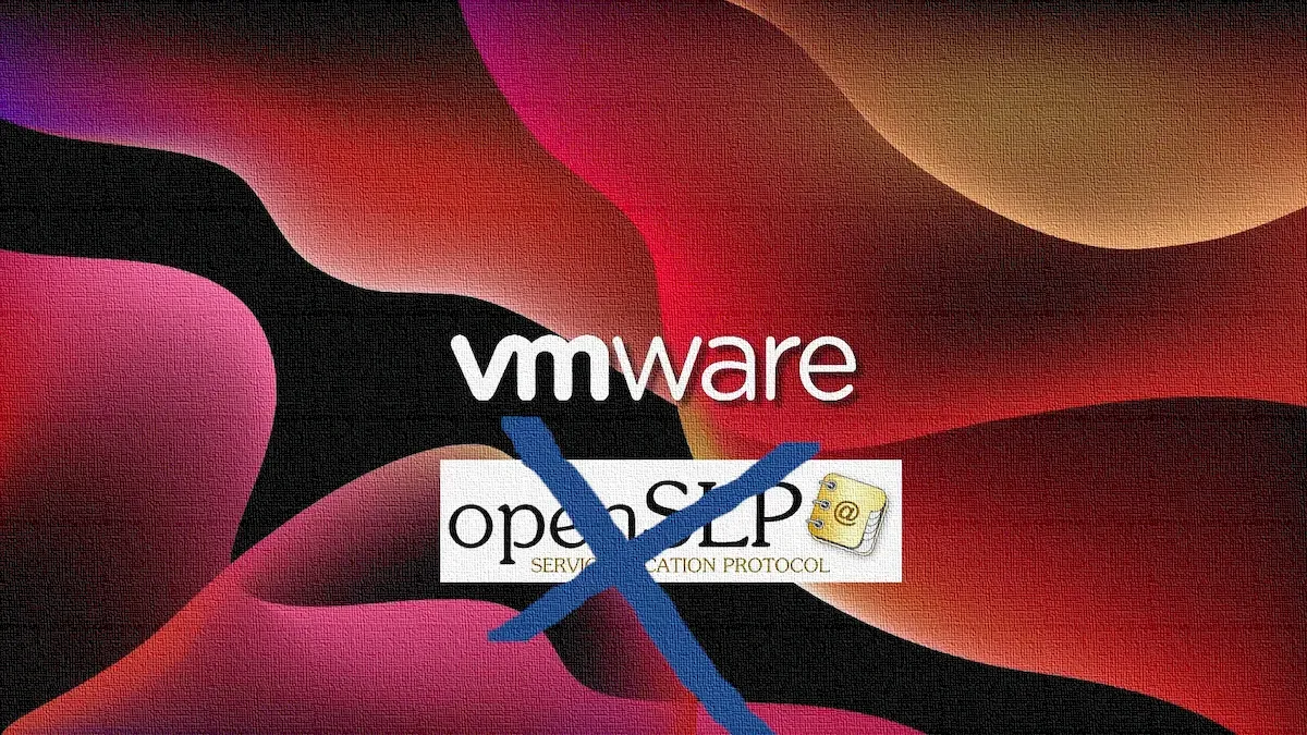 VMware pediu que seus clientes desabilitem o serviço OpenSLP