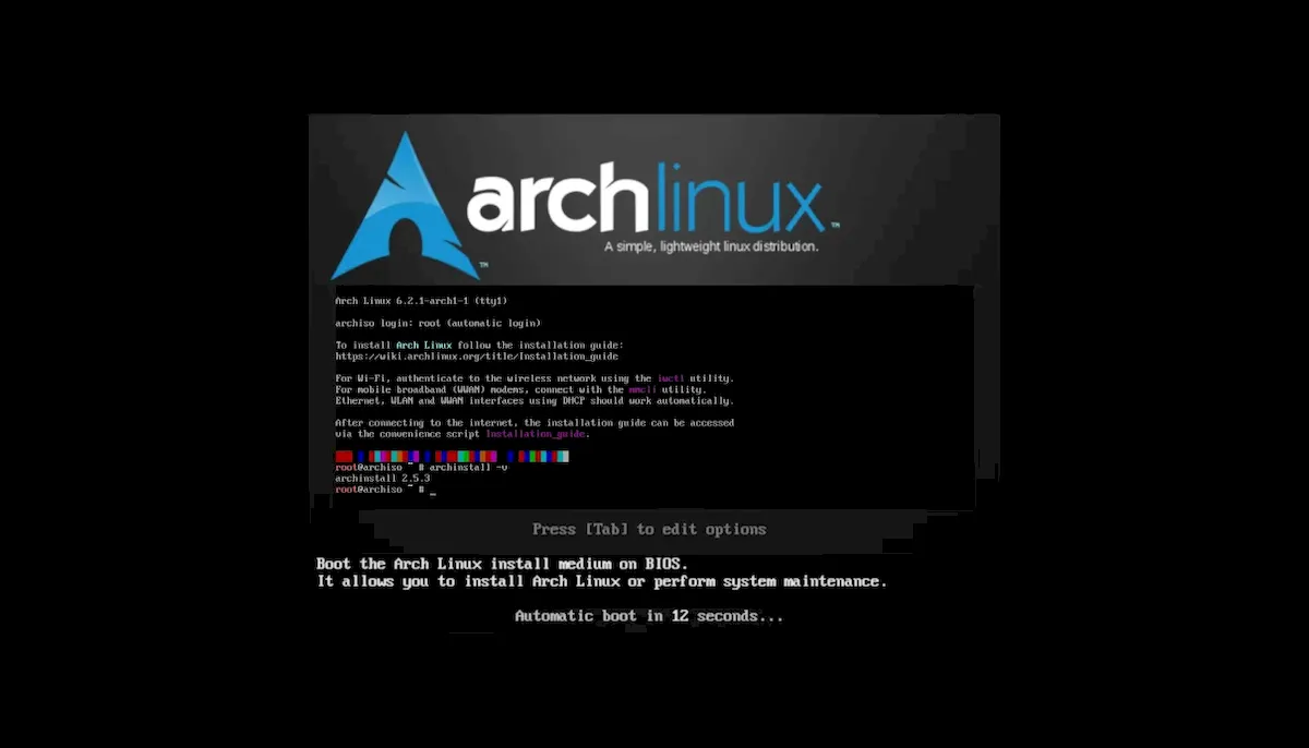 Arch Linux 2023.03.01 lançado com kernel 6.2.1 e archinstall 2.5.3