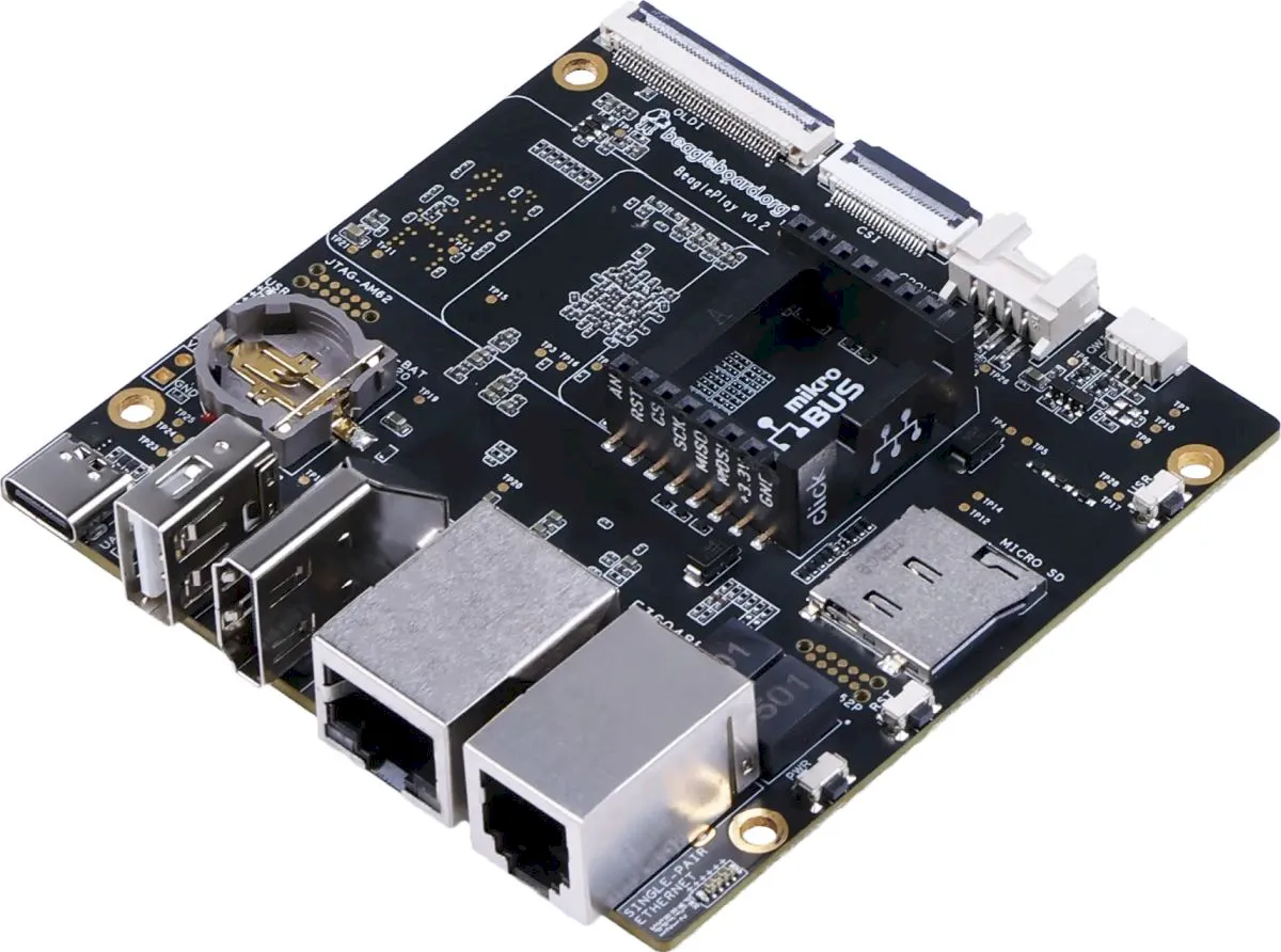 BeaglePlay, um pc de placa única e plataforma de desenvolvimento