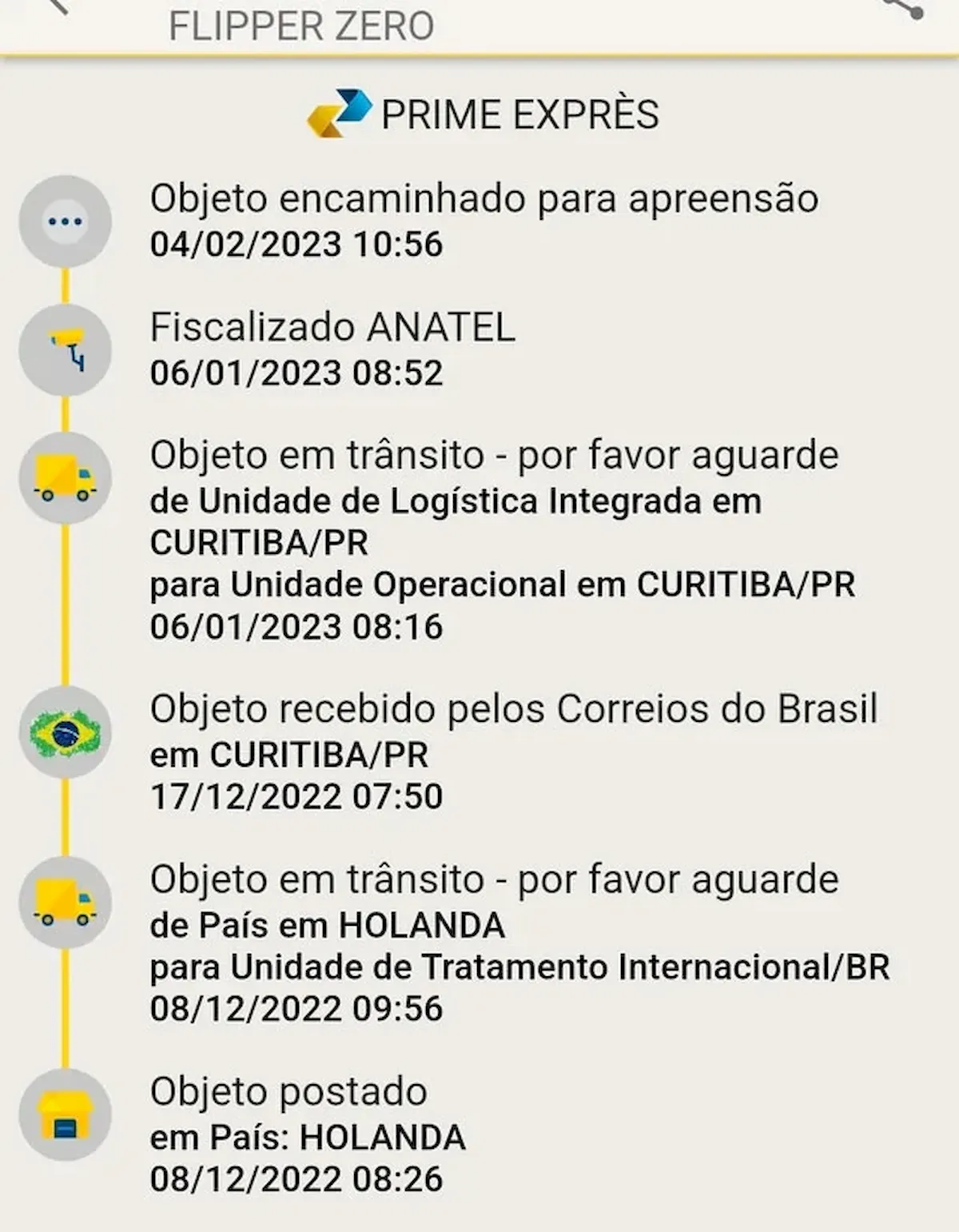Remessas do Flipper Zero foram apreendidas no Brasil