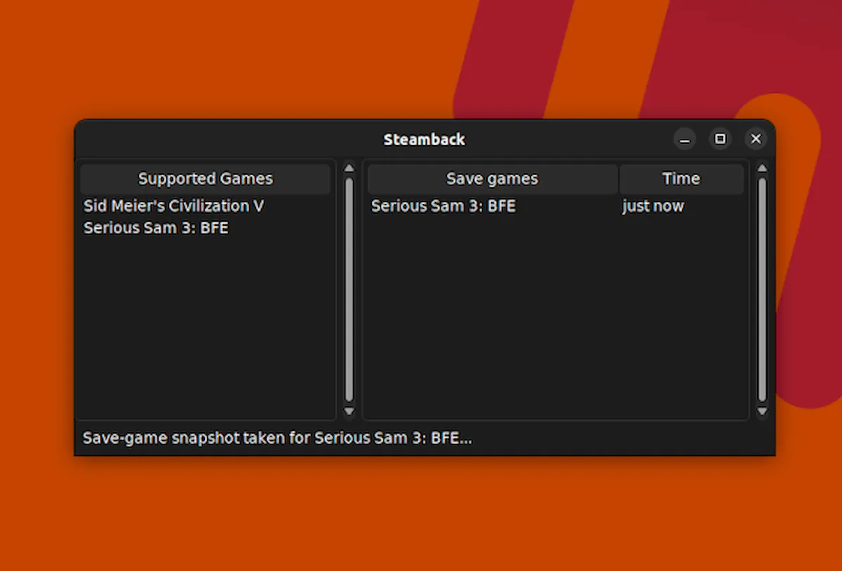 Como instalar o salvador de jogos do Steam Steamback no Linux