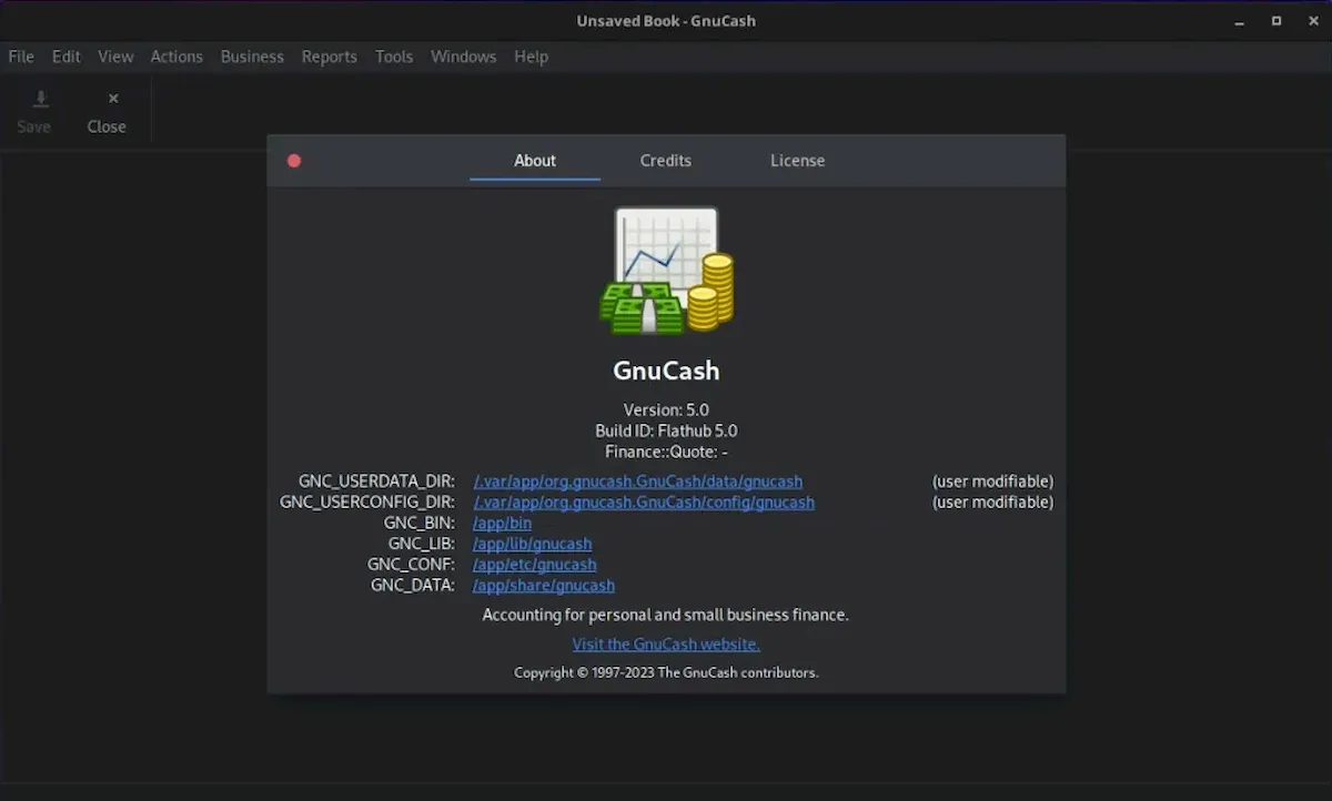 GnuCash 5 lançado com vários novos recursos