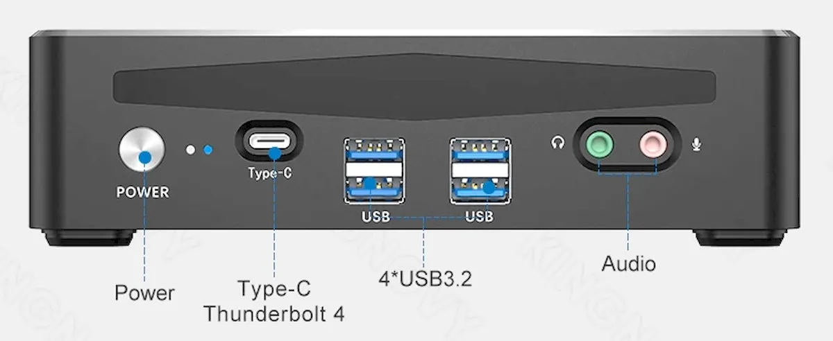 KingNovy V600, um mini PC Alder Lake com Thunderbolt