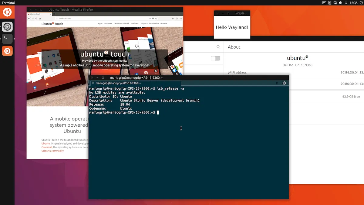 Marius Gripsgard está portando o Lomiri para o Debian