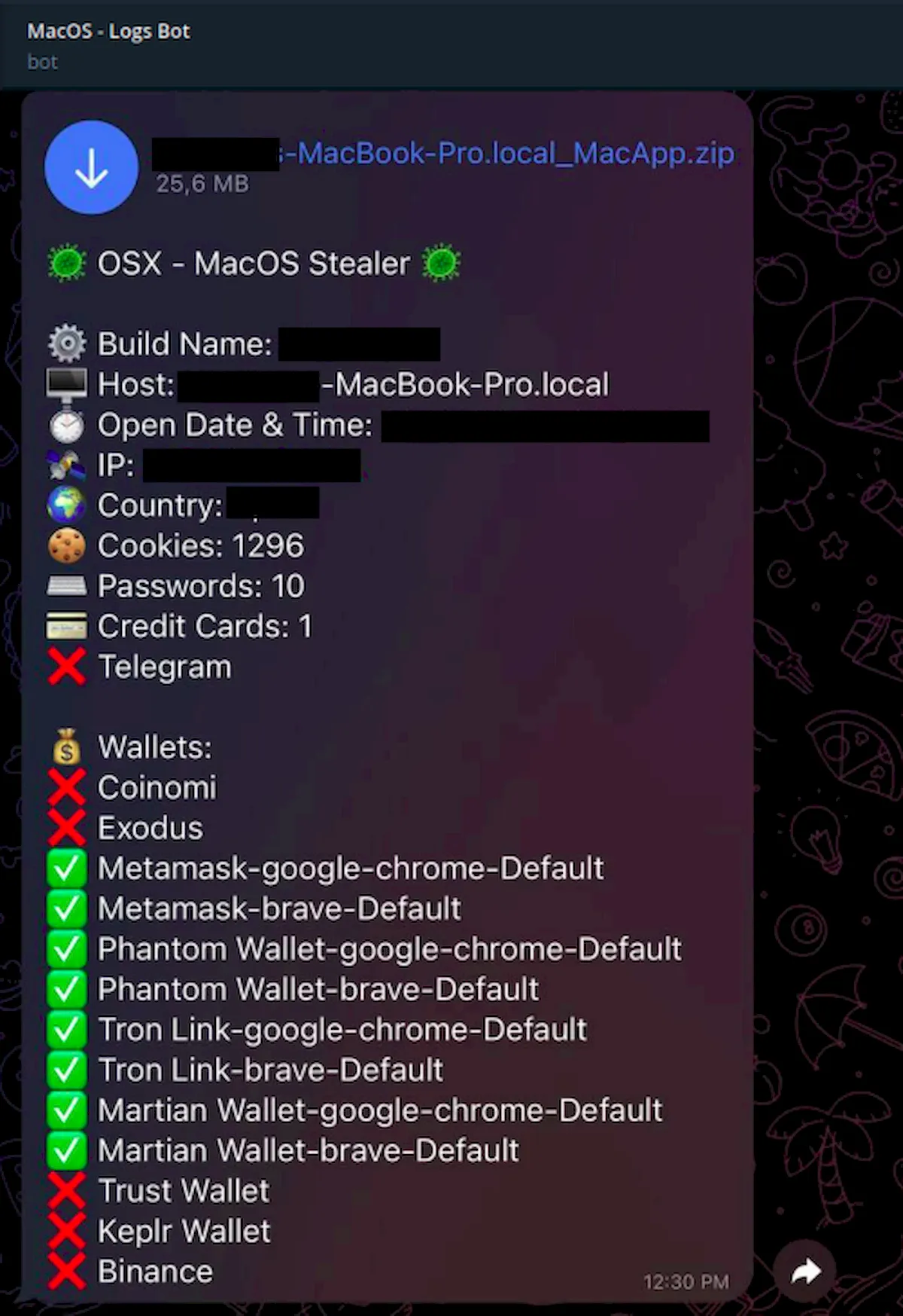 Malware MacStealer rouba senhas do iCloud Keychain no macOS 4 Malware MacStealer rouba senhas do iCloud Keychain no macOS