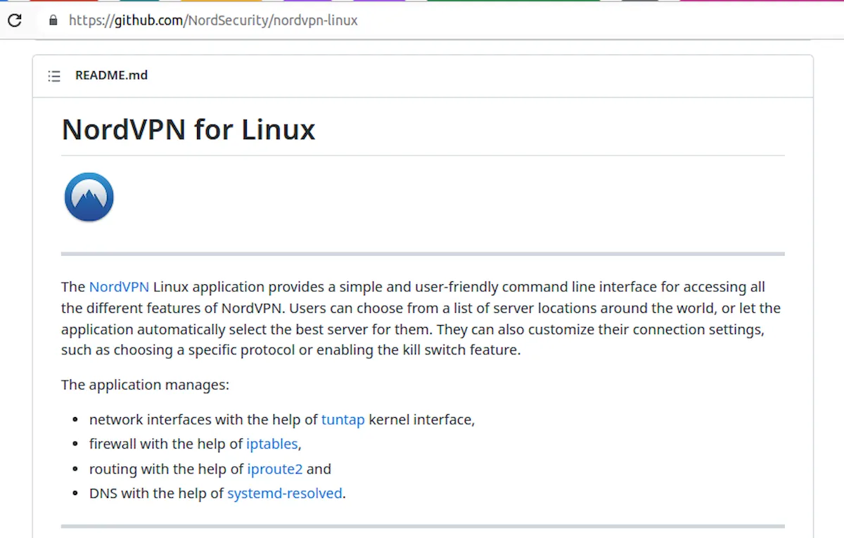 NordVPN abriu o código de seu cliente VPN para Linux e libs
