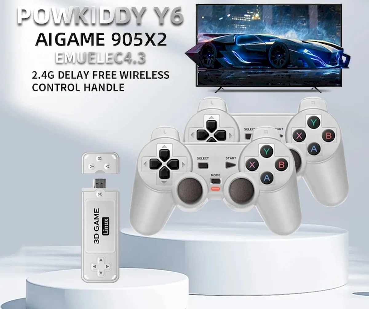 Powkiddy Y6 GameStick, um stick de TV para jogos retrô 2 Powkiddy Y6 GameStick, um stick de TV para jogos retrô