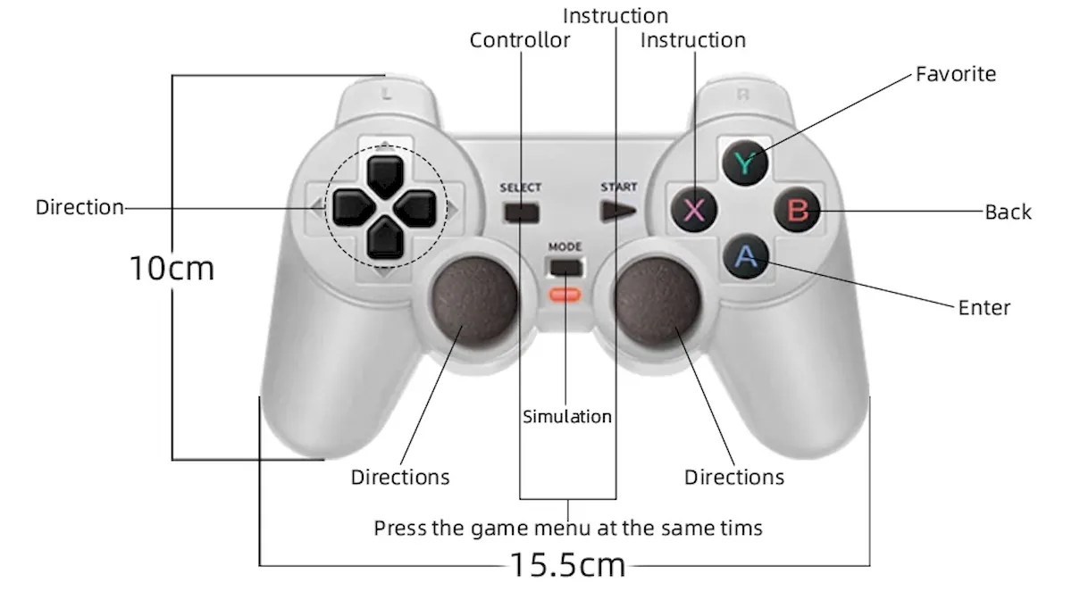 Powkiddy Y6 GameStick, um stick de TV para jogos retrô 4 Powkiddy Y6 GameStick, um stick de TV para jogos retrô