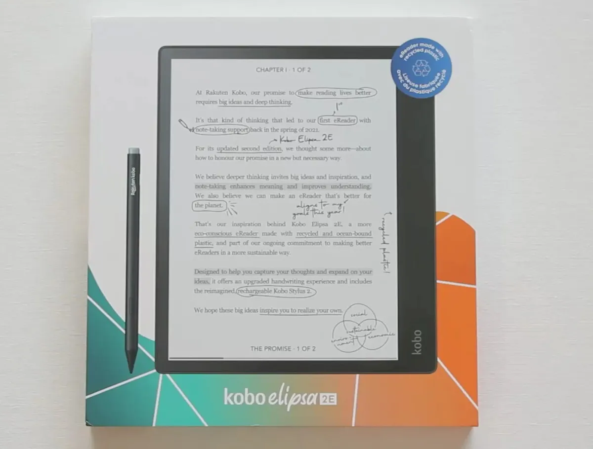 Prévia do tablet E Ink Kobo Elipsa 2E foi revelada em um vídeo 4 Prévia do tablet E Ink Kobo Elipsa 2E foi revelada em um vídeo