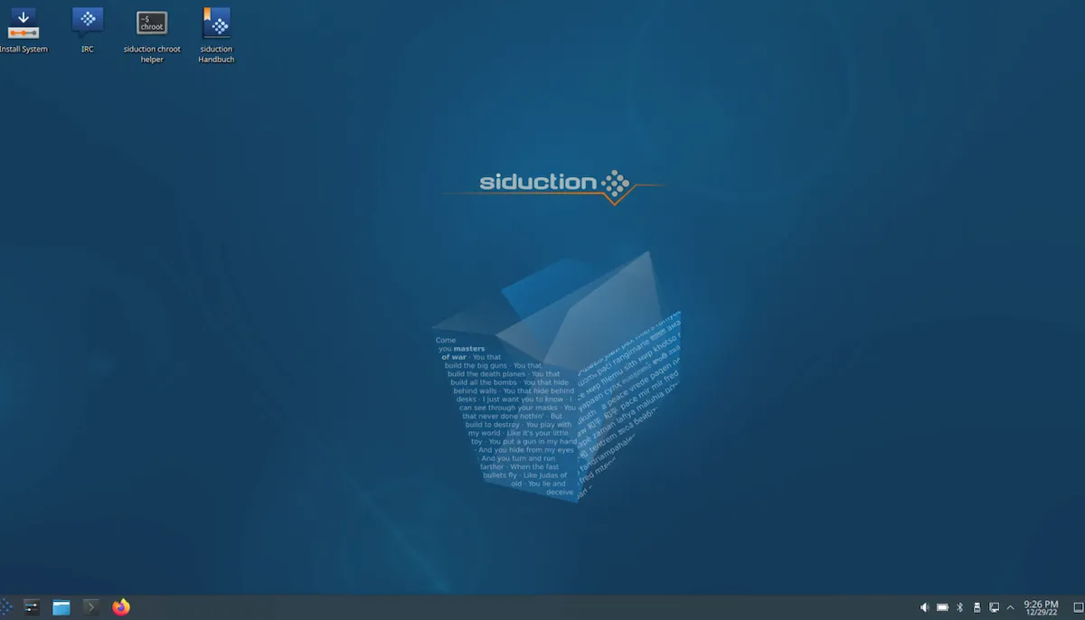 Siduction 2022.1.1 lançado com Kernel 6.2 e KDE Plasma 5.27