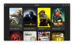 Abra jogos de diferentes plataformas com o Cartridges