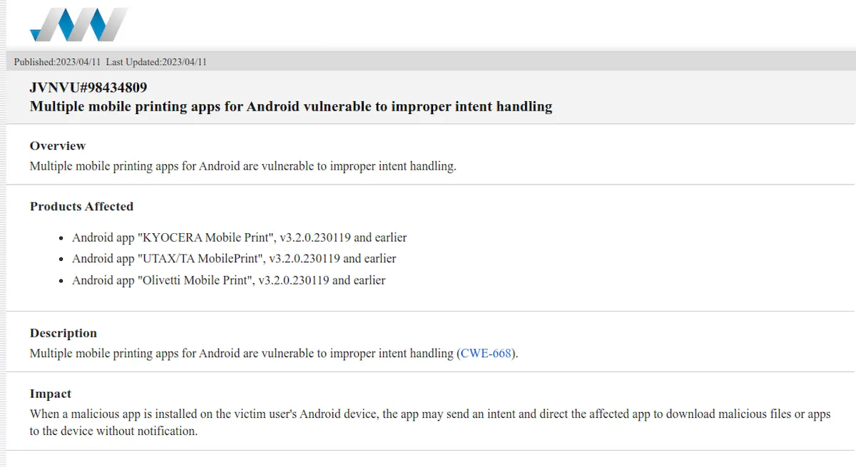 Apps da Kyocera podem ser usados para levar malware ao Android 2 Apps da Kyocera podem ser usados para levar malware ao Android