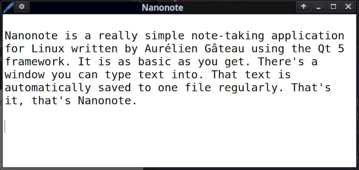 Como instalar o app de anotações Nanonote no Linux via Flatpak
