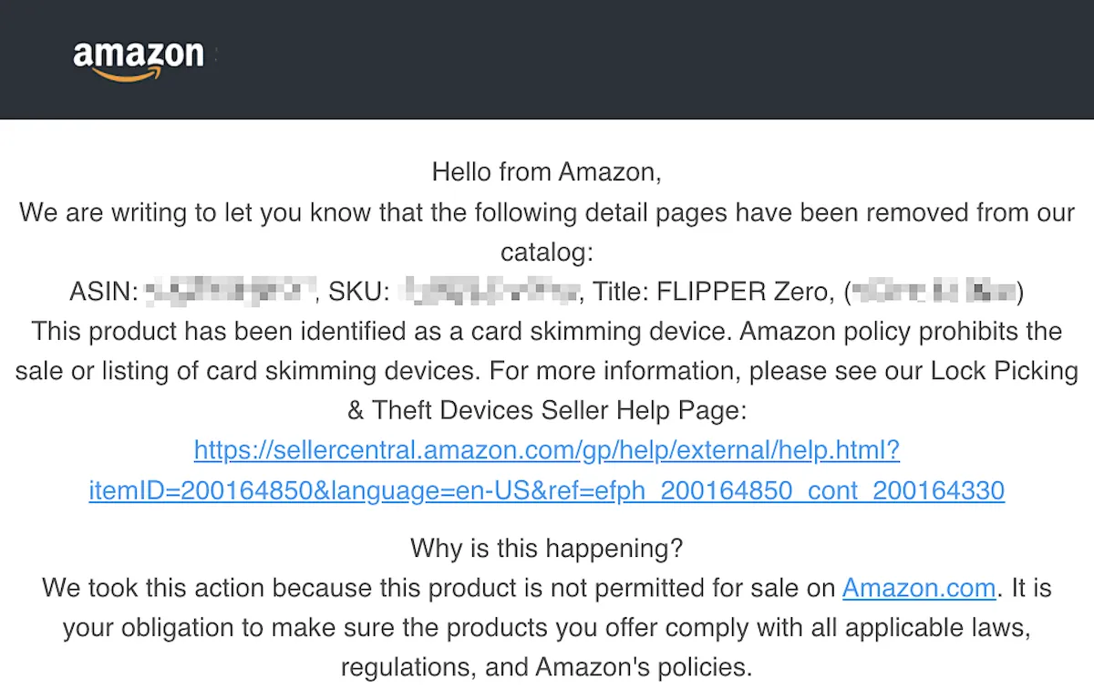 Flipper Zero foi banido da loja da Amazon