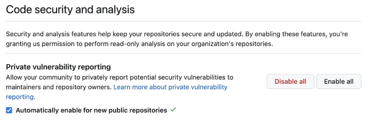 GitHub já permite ativar relatórios privados de vulnerabilidade