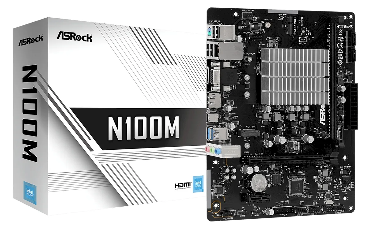 ASRock lançou duas placas-mãe com chips Intel N100