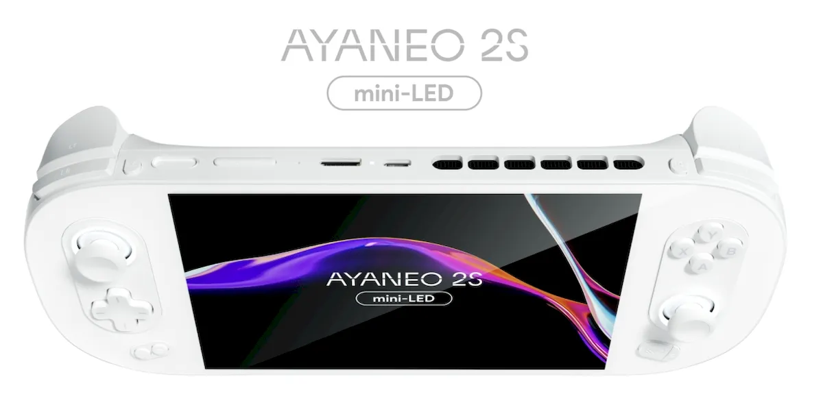 AYA Neo 2S com tela Mini LED está em desenvolvimento