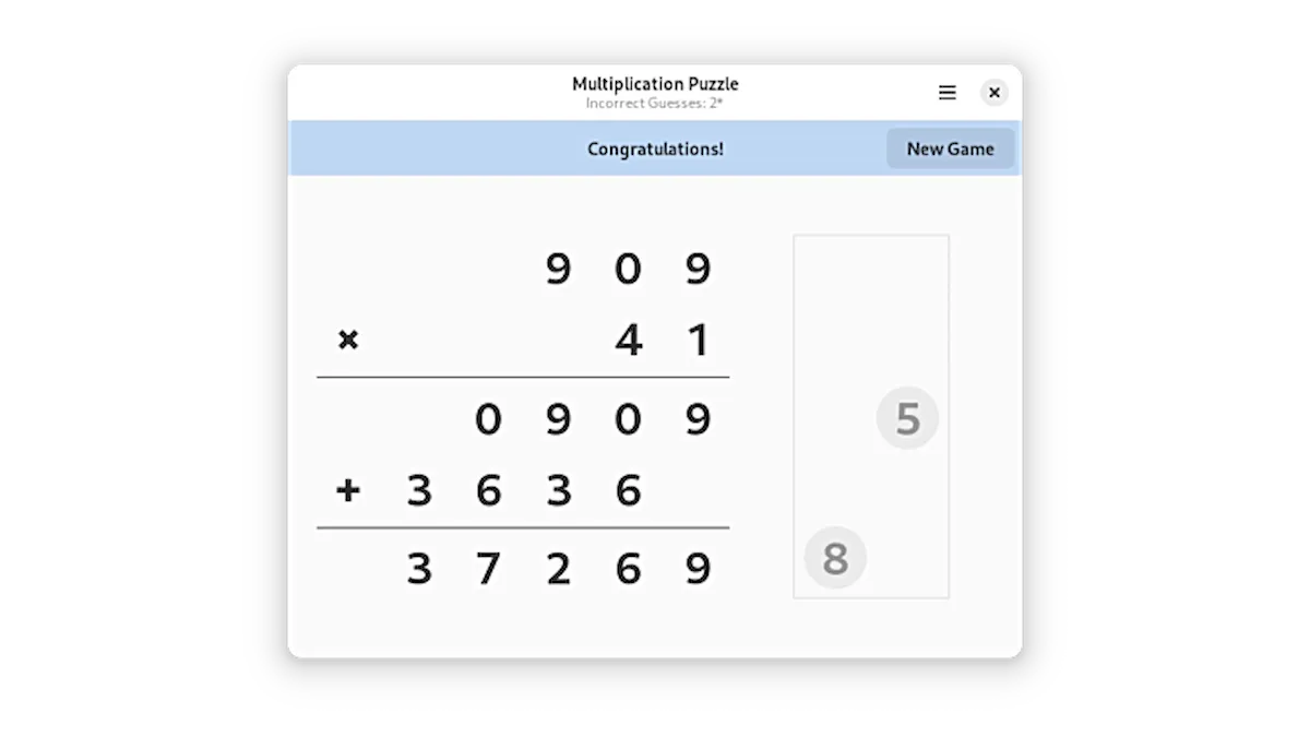 Como instalar o jogo Multiplication Puzzle no Linux via Flatpak