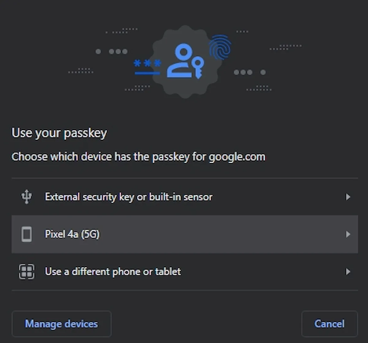 Conta do Google já permite fazer login usando passkey