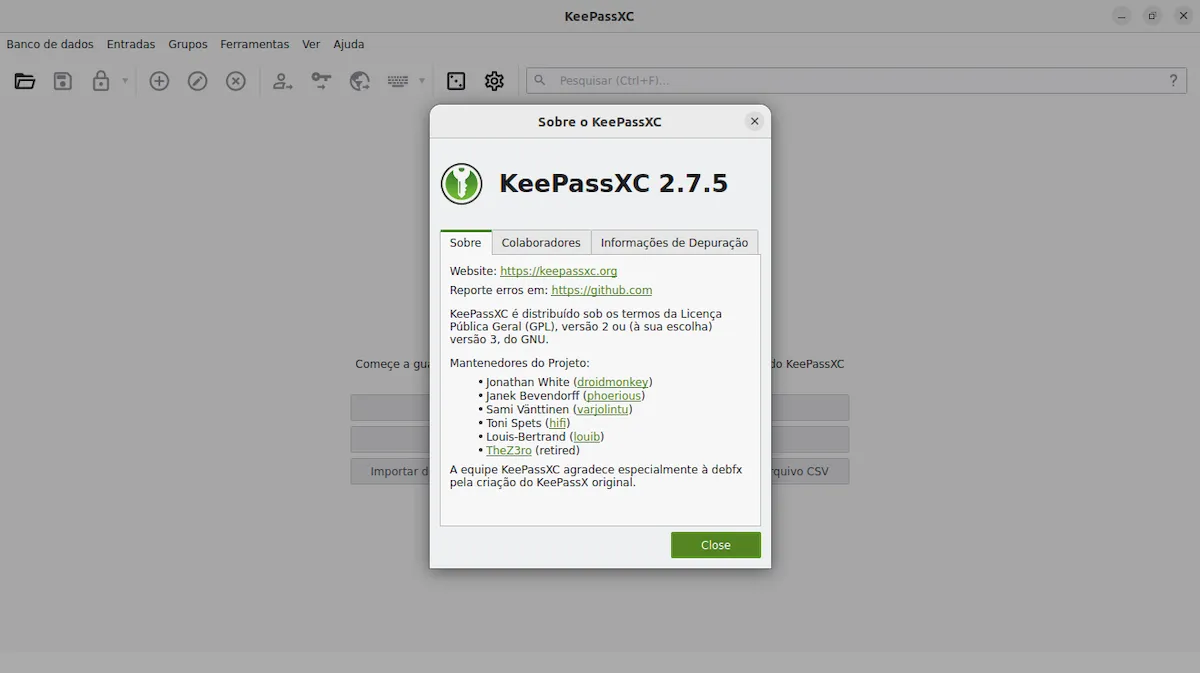 KeePassXC 2.7.5 lançado com melhorias e muitas correções
