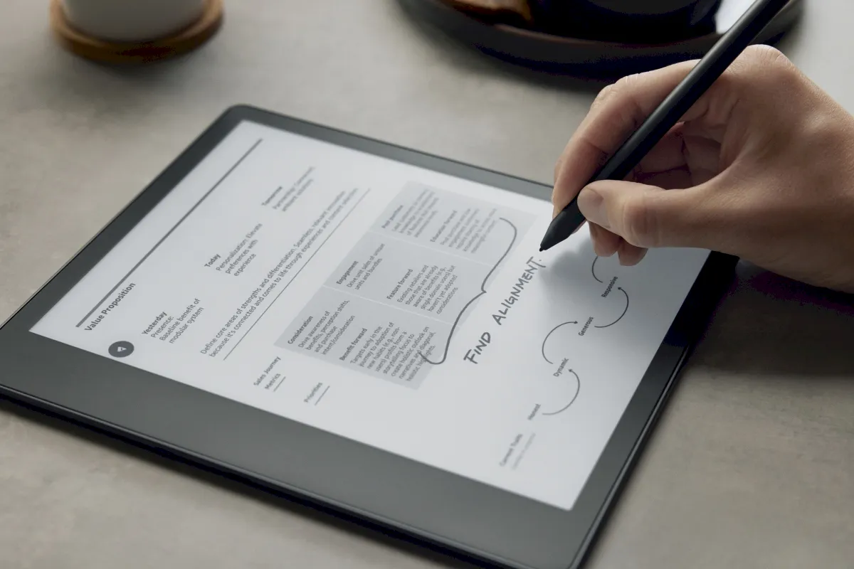 Kindle Scribe agora converte anotações manuscritas em texto