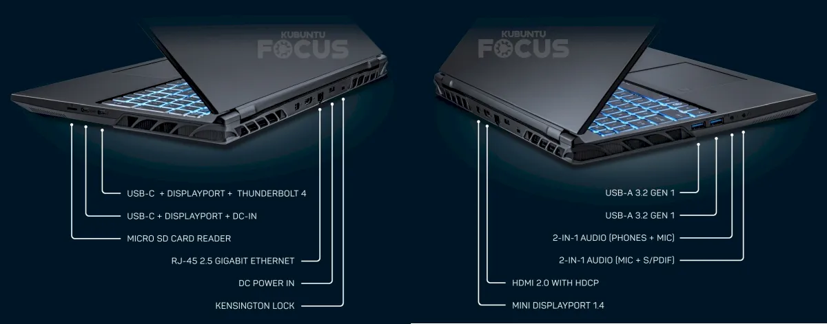 Kubuntu Focus M2 agora vem com Core i9-13900HX e série RTX 40