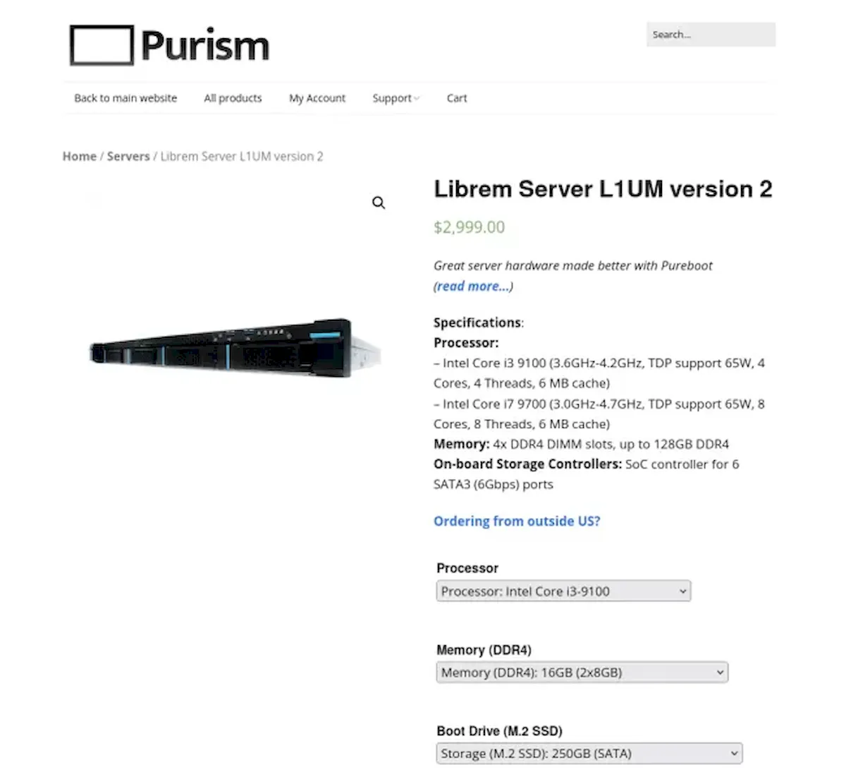 Librem Server v2, um servidor com Core i3 de 9ª geração, e mais