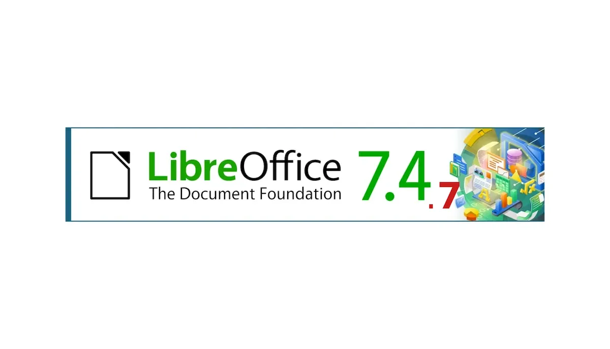 LibreOffice 7.4.7 lançado com 50 correções de bugs