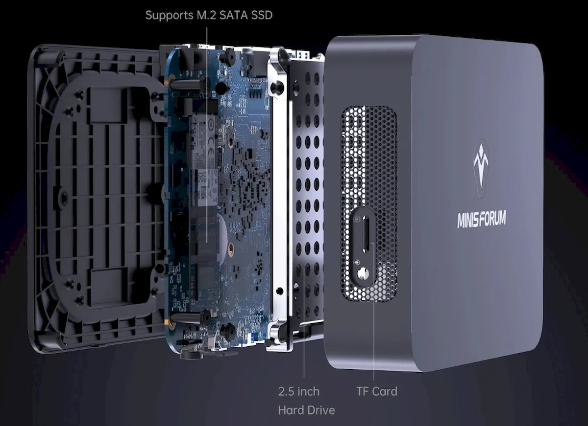 MINISFORUM lançou mini PCs com Intel N100 e Core i3-N305