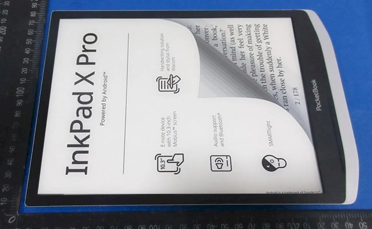 PocketBook InkPad X Pro, um tablet E Ink com sistema Android