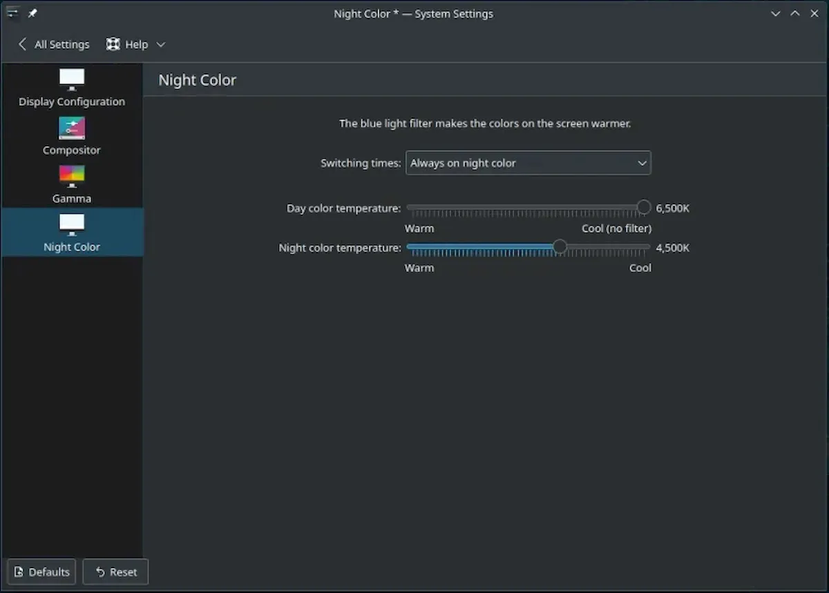 Usuários da NVIDIA terão Night Color em Wayland no KDE Plasma 6