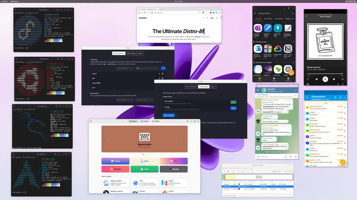 blendOS 3 beta promete suporte para 9 distribuições Linux 2 blendOS 3 beta promete suporte para 9 distribuições Linux