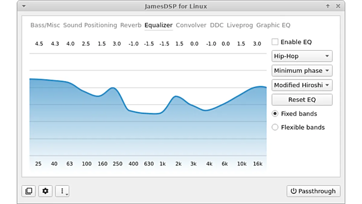 Como instalar o JamesDSP no Linux via Flatpak