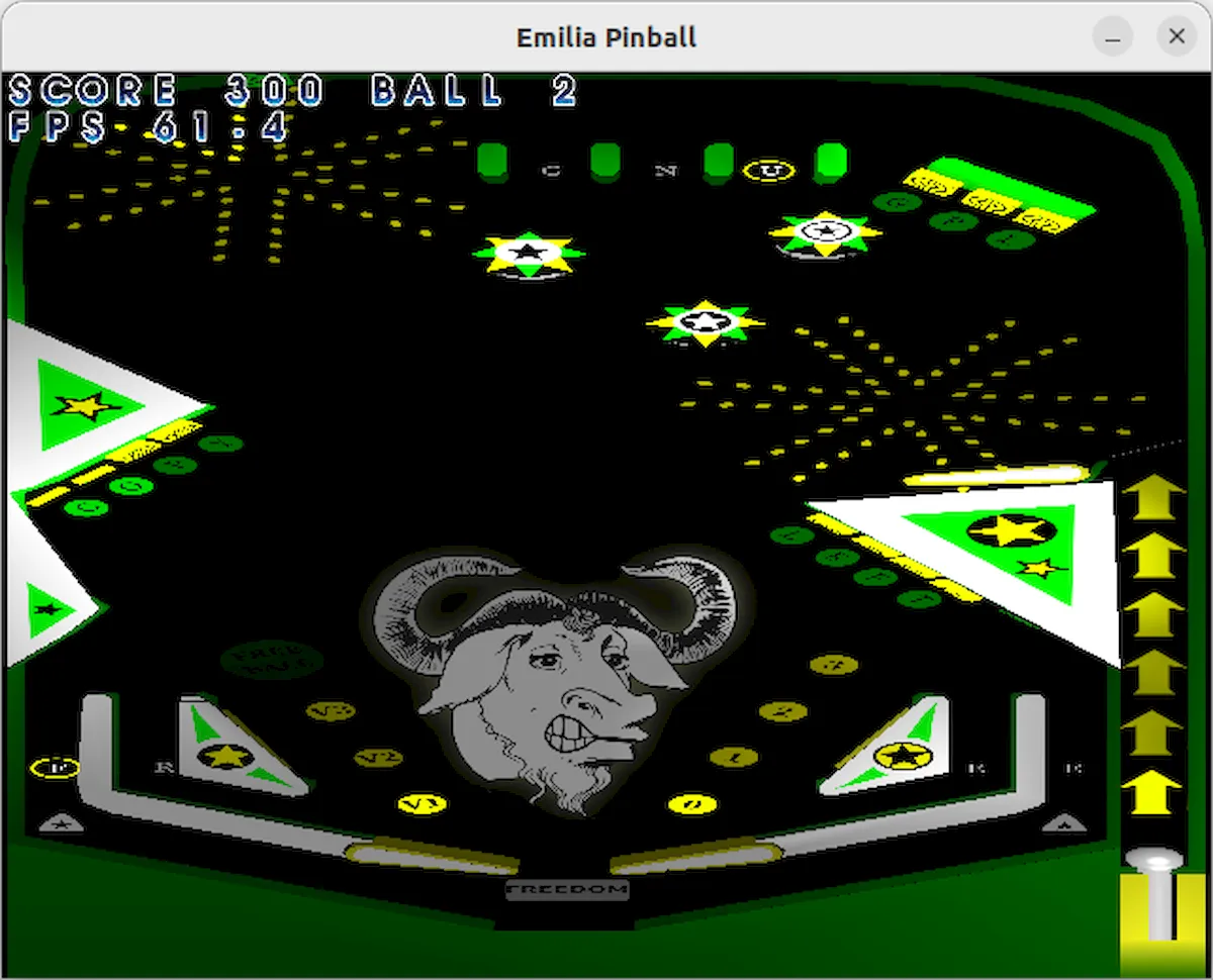 Como instalar o jogo Pinball Table Gnu no Linux via Snap