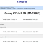 June update está disponível para Galaxy Note 20, Fold 3, e mais