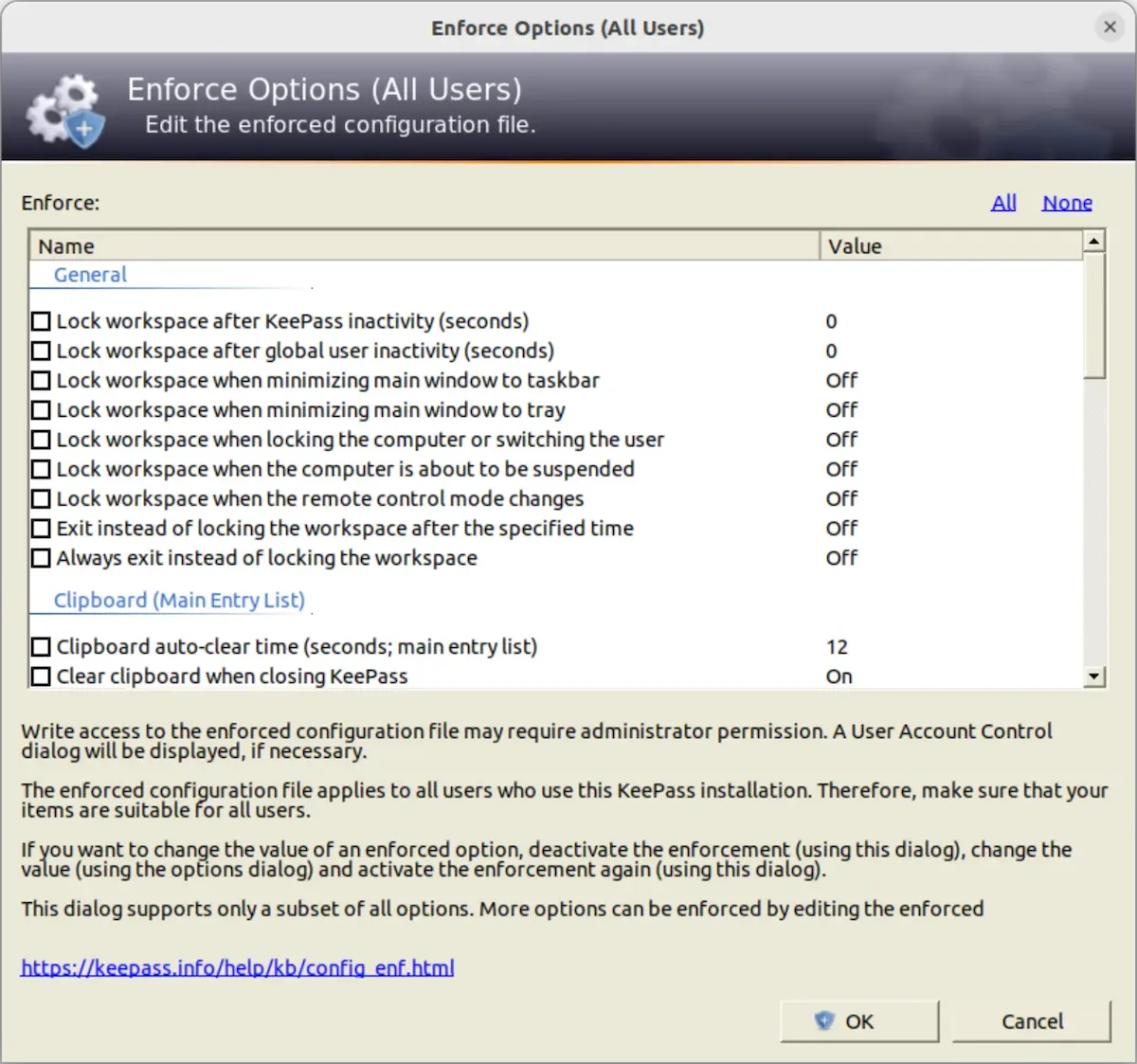 KeePass 2.54 lançado com o recurso Enforce Options, e mais
