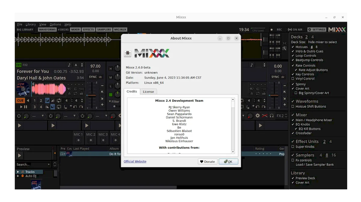 Mixxx 2.4 Beta lançado com suporte nativo a Apple Silicon