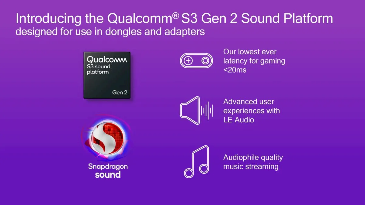 Snapdragon Sound S3 Gen 2 agora é otimizada para jogos