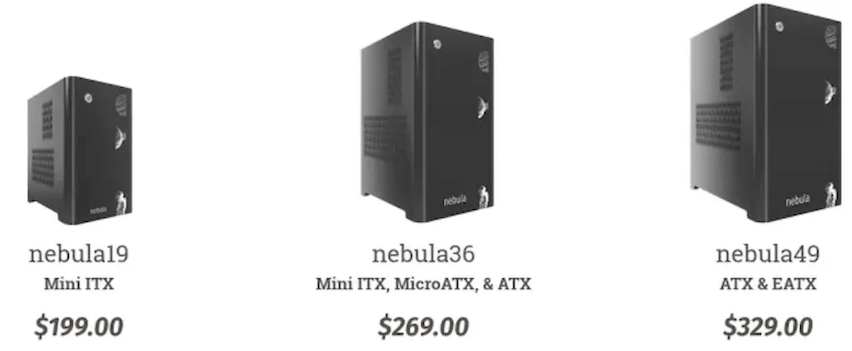 System76 lançou os gabinetes de PC Nebula inspirado nos Thelio