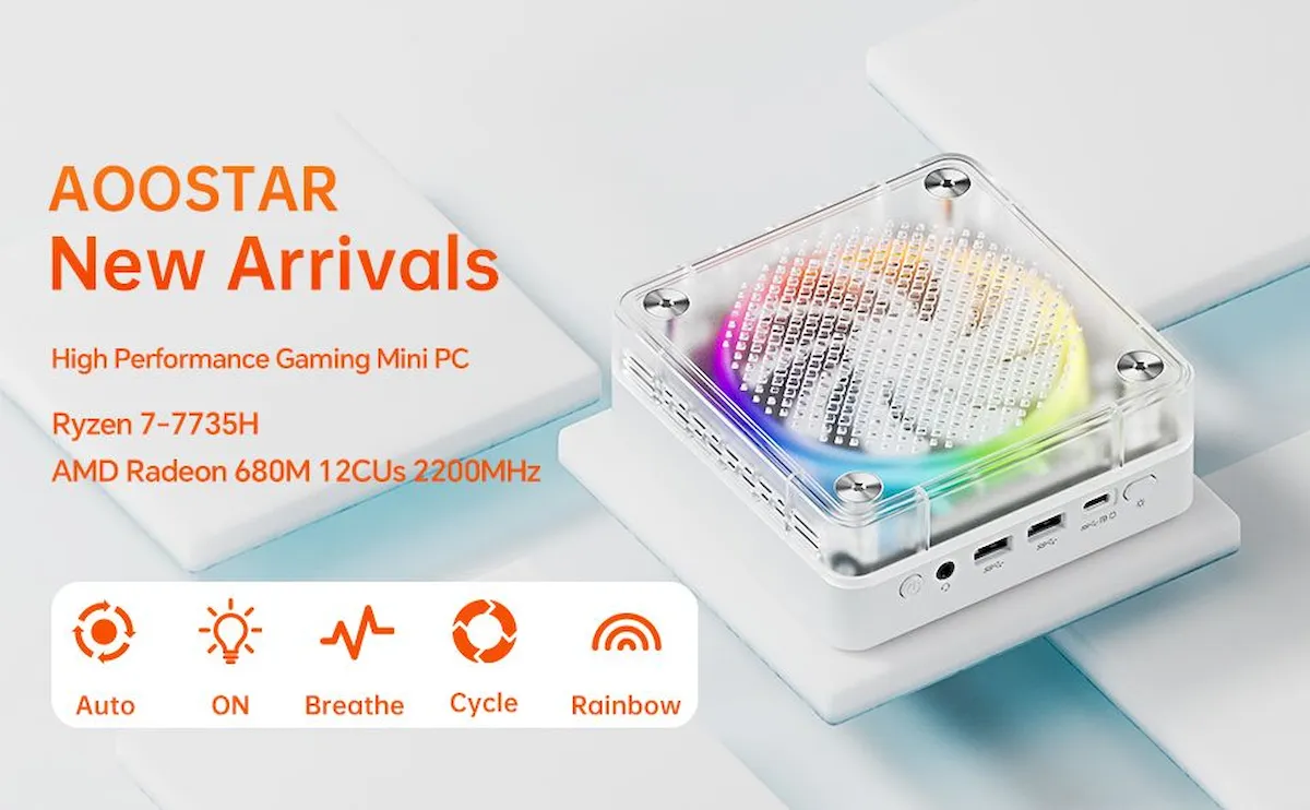 AOOSTAR Mini Gmaing PC, um mini PC com Ryzen 7 7735HS